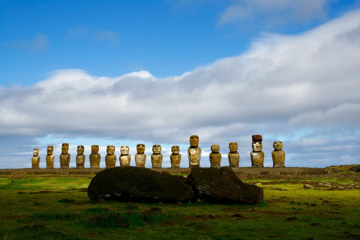 Moai statue on Easter Island